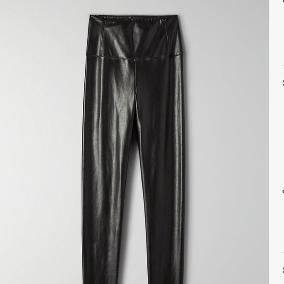 Wilfred Free Daria Vegan Leather Leggings Size S - Picture 5 of 13